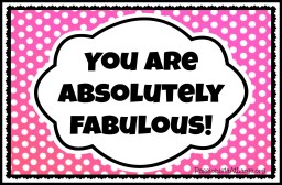 you are absolutely fabulous