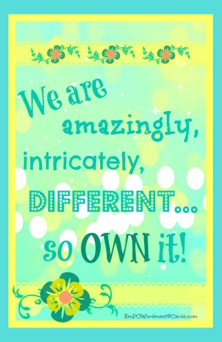 we are amazingly intricately different