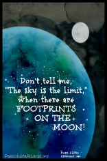 Don't tell me the sky is the limit