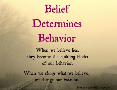 5 belief determines behavior