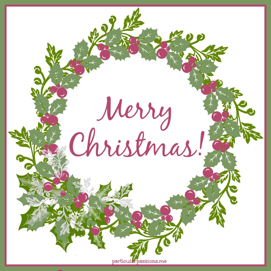 wreath Merry Christmas w passionista logo